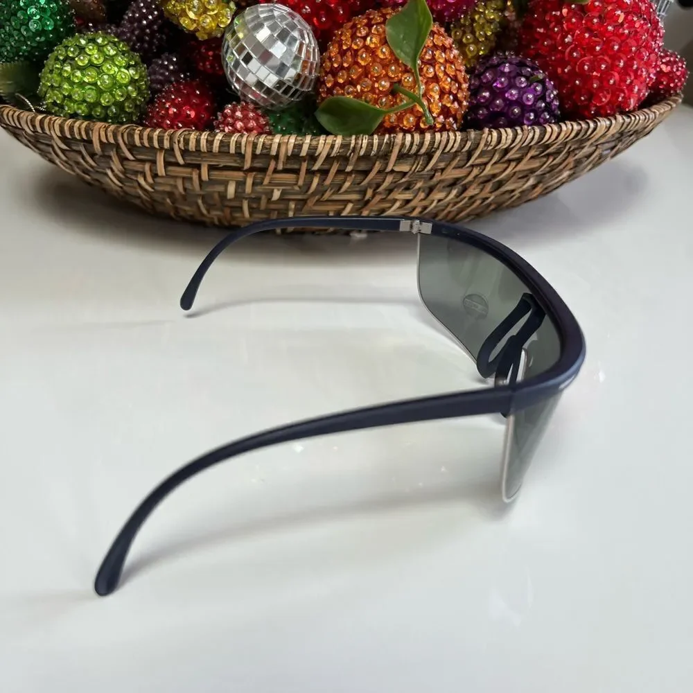 True Vintage Deadstock 1980s Sporty Polarized Windsheild Aviator Glasses Pair 2